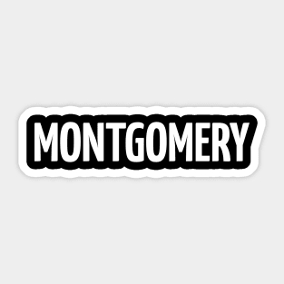 Montgomery Sticker